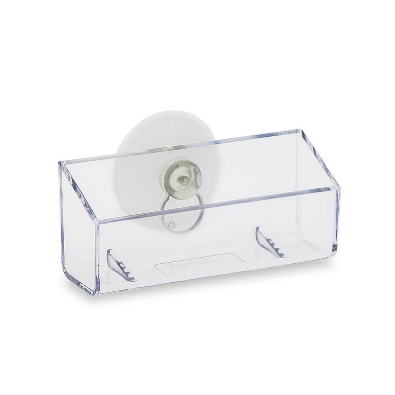 SourceOne Source One Clear Gift Card Holder Business Card Holder with Suction Cup Window Mount (1 Pack) - Image 2